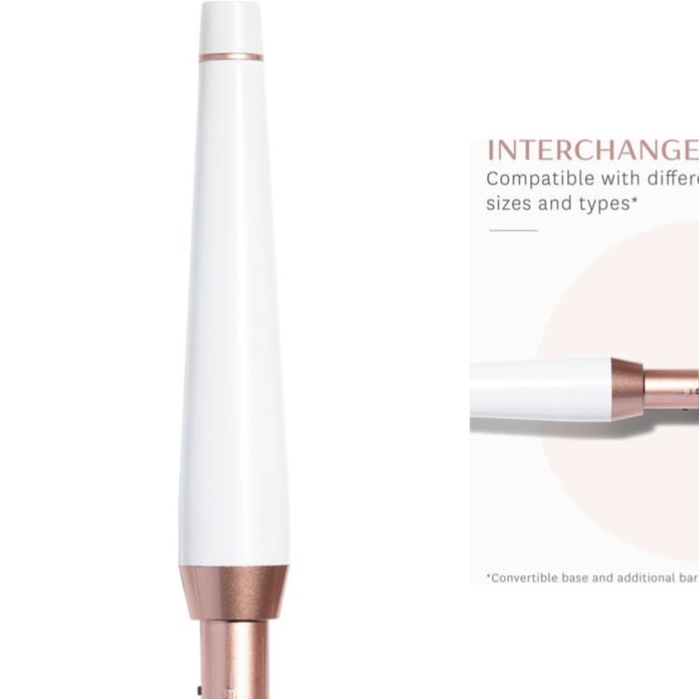 New t3 tousled waves curling iron attachment